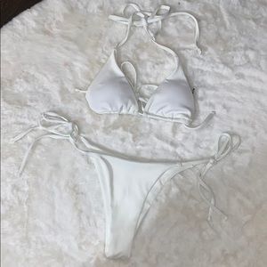 White bikini